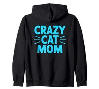 Crazy Cat Mom Sudadera con Capucha
