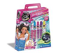 Clementoni 18113 Crazy Chic-Fluo Nail for Children from 6 Years