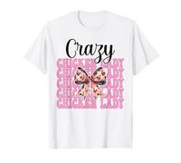 Crazy Chicken Lady Chicken Farm Granjero Pollo Chica Mamá Camiseta