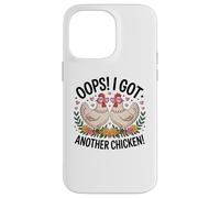 Crazy Chicken Lady Ups, compré otro humor de gallina Carcasa para iPhone 14 Pro Max