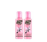 Crazy Color - Tinte semipermanente para el cabello, 2 x 100 ml (rosa malvavisco)