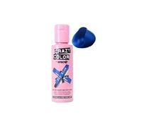 Crazy Colour Semi Permanent Hair Dye by Renbow Sky Blue No.59 (100ml) Box of 4