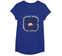 Crazy Comfy Freak in The Sheets Humor Acogedor a la Hora de acostarse Camiseta, Niñas, Azul Real, S