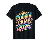 Crazy Cousin Camp 2026 Reunion Squad Crew Cruise Familia Camiseta