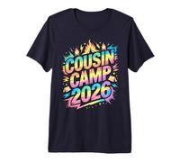 Crazy Cousin Camp 2026 Reunion Squad Crew Cruise Familia Camiseta Premium