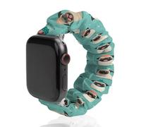 Crazy Cute Pug Dogs - Correa de reloj elástica compatible con IWatch, divertidas correas de reloj inteligente para hombres y mujeres, 38 mm/40 mm, 42 mm/44 mm, 42mm/44mm, Poliéster, No es una piedra