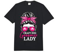 Crazy Dog Groomer Lady Comfort Colors Adult Heavyweight T-Shirt