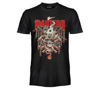 CRAZY FOR ROCK Pantera T Shirt Stronger Than All Camiseta Oficial Unisex Camiseta Regular Algodón Adulto Niño, Negro , XL