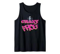 Crazy Frog Axel F Graffiti Stencil Texto Camiseta sin Mangas