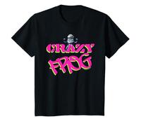 Crazy Frog Axel F Graffiti Stencil Texto Niños Camiseta