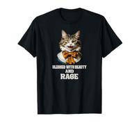 Crazy Funny Cat Sassy mamá Camiseta