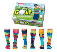 Crazy Golf - Caja de 6 calcetines Oddsocks para hombre - United Oddsocks UK 6-11 EUR 39-46 US 7-12