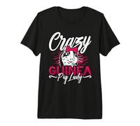 Crazy Guinea Pig Lady Loves Guinea Petting Zoo Cobayo Camiseta Premium