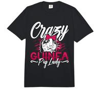 Crazy Guinea Pig Lady Loves Guinea Petting Zoo Cobayo Comfort Colors Adult Heavyweight T-Shirt
