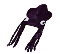 Crazy Hats for Kids - Plush Breathable Squid Hats Costume,Sea Animal Headwear - for Halloween Christmas Birthday Parties Photography Stage Shows Kids Adults Boys