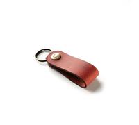 Crazy Horse Craft, Llavero de piel, llavero, funda para llaves, organizador de llaves, llavero, llavero, fob, Fragola Red, 9.5 cm (3.74 Zoll)