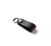 Crazy Horse Craft, Llavero de piel, llavero, funda para llaves, organizador de llaves, llavero, llavero, fob, Color negro., 9.5 cm (3.74 Zoll)