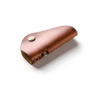 Crazy Horse Craft, Llavero de piel, llavero, funda para llaves, organizador de llaves, llavero, llavero, fob, Classic Brown, 10.5 cm 4.13 Zoll)