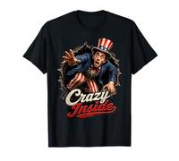 Crazy Inside - Funny Abraham Lincoln USA Patriotic Camiseta
