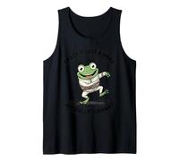 Crazy Is Just A Word Frog Straitjacket Mentalmente Vibrante GRAP Camiseta sin Mangas