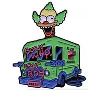 Crazy Killer Evil Good Switch Clown Guess Who Fat Boy Twisted Truck Van Guns Treehouse Horror Animated Cartoon Comedia TV Show Animation Funny Humor Joke 1.25 pulgadas Esmalte Pin Insignia, 1.25