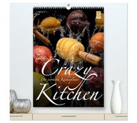 Crazy Kitchen - Der verrückte Küchenplaner (hochwertiger Premium Wandkalender 2026 DIN A2 hoch), Kunstdruck in Hochglanz: Ein absolut einmaliger Küchenplaner des Schöneicher Fotodesigners Olaf Bruhn
