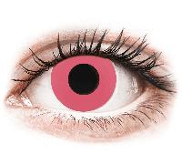 Graduación: +4.50, Radio: 8.60, Diámetro: 14.20 CRAZY LENS - Solid Rose - Diarias Graduadas (2 Lentillas)