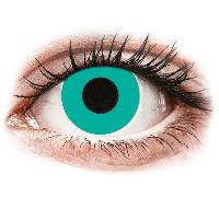 CRAZY LENS - Solid Turquoise - Diarias sin graduación (2 Lentillas)