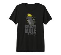 Crazy Mole Lady Animal Montículo Camiseta Premium