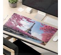 Crazy Mouse Pad Paris In Bloom: A Springtime Eiffel Tower View - Alfombrilla de ratón para juegos
