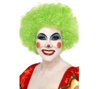 Crazy Peluca de Payaso Hombre Azul Afro Mujer Caridad Disfraz