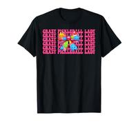 Crazy Pickleball Lady Girl Pickleball Mamá Día de la Madre Rosa Camiseta