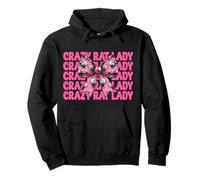 Crazy Rat Lady Rat Girl Mom Mouse Día de la Madre Coqueta Bow Sudadera con Capucha