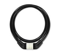 Crazy Safety Candado de Bicicleta | Candado de Código Resistente a la Intemperie| Fácil de Usar| Candado de cable de acero| Candado para Bicicletas de Niñas y Niños| Accesorios para Bicicletas (Negro)