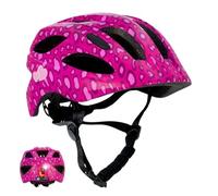 Crazy Safety Casco Bicicleta Niñas | Casco para Niña de 6-12 Años Casco de Skate, Ciclismo, MTB, Patines, monopatín | Luz Trasera Recargable USB | Casco Ajustable 54-58 cm (Rayas Azul)