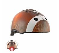 Crazy Safety Casco para Bicicleta para niños | Casco para niños de 2 a 7 años, Ideal para Bicicleta, Patinete, Patinete, Patines de Ruedas | Casco de Bicicleta 3D Ajustable 49-55 cm (Bola de fútbol