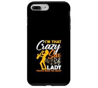 Crazy Sax Lady Saxofón Saxofonista Mujer Carcasa para iPhone 7 Plus/8 Plus