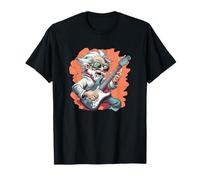 Crazy Scientist triturando la guitarra para una declaración mecedora Camiseta