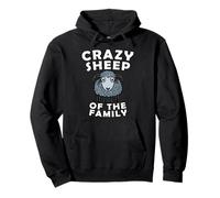 Crazy Sheep of The Family Oveja Divertida Agricultor Sudadera con Capucha