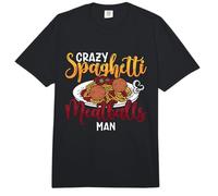 Crazy Spaghetti Y Albóndigas Hombre Italiano Foodies Albóndigas Comfort Colors Adult Heavyweight T-Shirt
