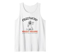 Crazy Weird Locamente Loco & Nutty como Un Pastel De Frutas (Gracioso) Camiseta sin Mangas