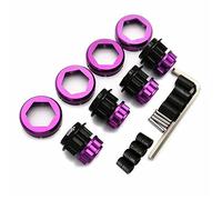 CrazyRacer H-P-I SAVAGE Flux X XL 21 25 SS 4.6 - Conversión de rueda hexagonal de 17 mm con extensiones de 5 mm, color morado