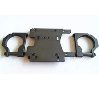 CrazyRacer Soporte de placa de montaje de motor de aluminio para HPI SAVAGE FLUX HP 100906 100903 100907