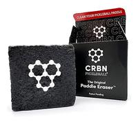 CRBN Pickleball Borrador de pala, el mejor limpiador de raquetas de pepinillos de fibra de carbono, barra de goma rápida y fácil para eliminar residuos de bolas, suciedad y rasguños menores, pendiente