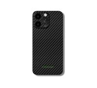 CRBNCNCPT® Funda híbrida de carbono x aramida (Kevlar) iPhone 14, 15, 16 funda para teléfono móvil | funda magnética | tapa dura - protección - negro - hombre | Pro - Max (iPhone 16 Pro Max)