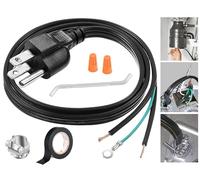CRD-00 - Kit de cable de alimentación para eliminación de basura compatible con InSinkErator, Badger, CoverControlPlus, Essential, modelo séptico de eliminación de basura