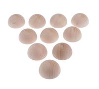 CRDARAAV 10 piezas de juguete de equilibrio de hemisferio de madera para niños, bloques de construcción para manualidades, juguete de baño