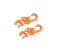 CRDARAAV 2 clips de sujeción para manguera de buceo, equipo de deportes acuáticos, dispositivo de sujeción profesional, gancho de abrazadera regulador, color naranja