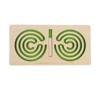 CRDARAAV Maze Toy - Tablero de actividades para el desarrollo del cerebro izquierdo y derecho, juguete para recuerdo de fiesta, color verde