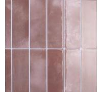 CRE8TIVE Azulejos Adhesivos 16 Piezas Azulejos Adhesivos Cocina Efecto Marmol Autoadhesivo Rosa Vinilos Impermeable Cenefa Adhesiva Baño Baldosas Adhesivas Pared Lavadero 30.5cm x 30.5cm